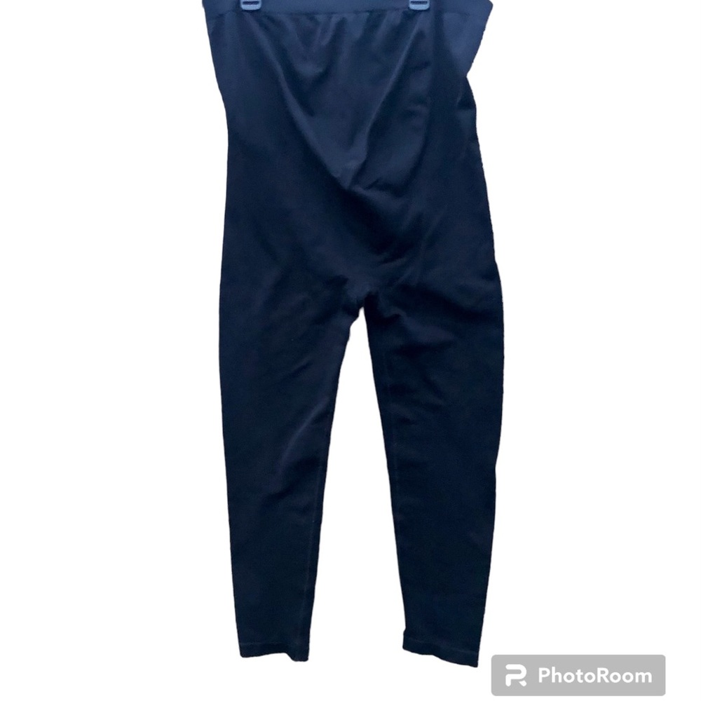 Maternity Leggings Time and Tru Black Solid size XL 16-18